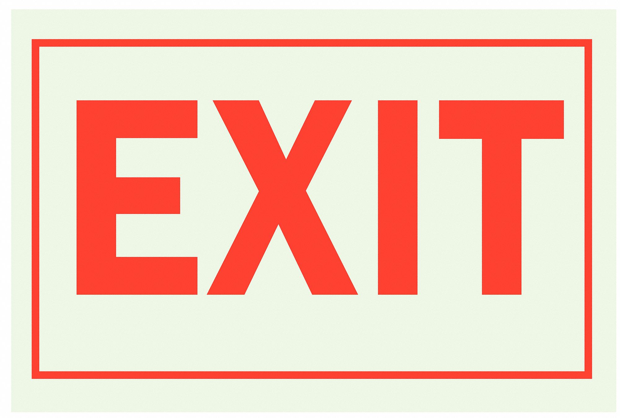 SIGN EXIT SELF STK 10X14