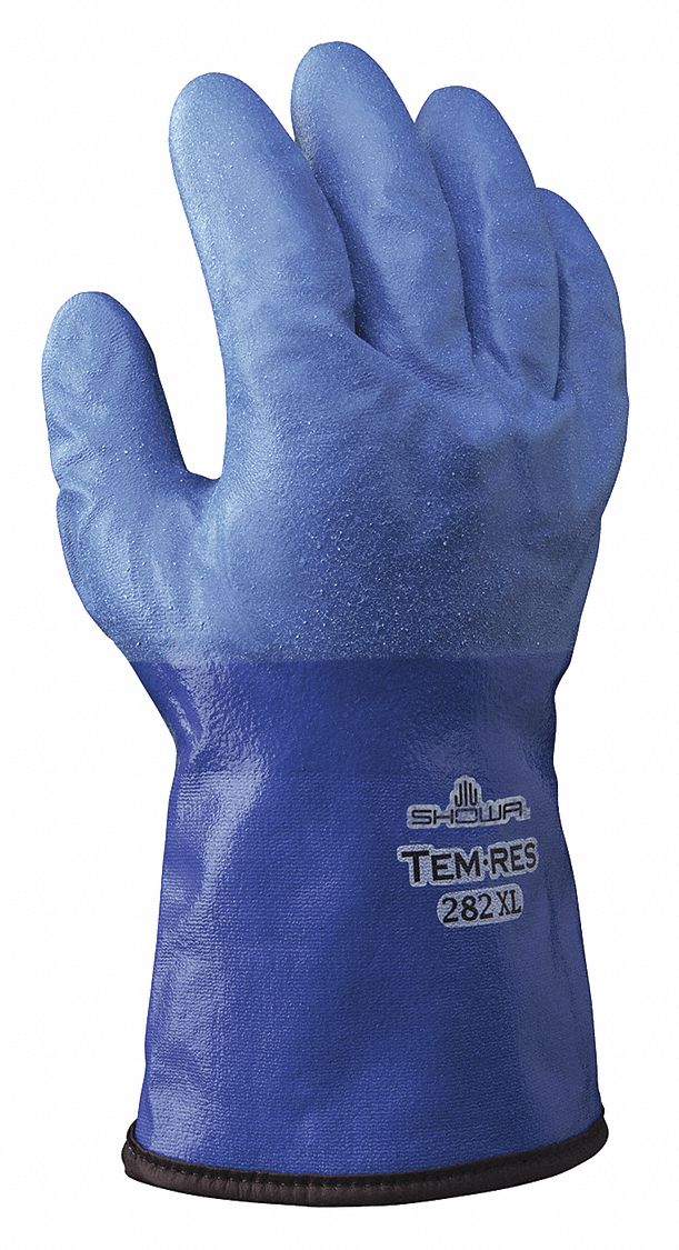 TEMRES SHOWA 282 MULTI-PURPOSE GLOVES, BLUE, 2XL/11, ACRYLIC/NYLON, 275 TO 300 MM
