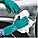 CHEMICAL-RESISTANT GLOVES, FLOCK-LINED, STRAIGHT CUFF, SZ L/9, 13 IN L/15 MIL THICK, GRN, NITRILE