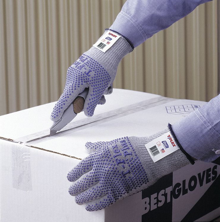 SHOWA 8113 GLOVES, GRY, XS/6, HPPE, ANSI/ISEA CUT A3/ANSI/ISEA PUNCTURE 2, UNCOATED