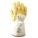 CHEMICAL-RESISTANT GLOVES, GAUNTLET CUFF, 12 INCH, WHITE, COTTON