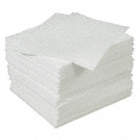 SORBENT PAD, OIL ONLY, ECONOMY, 17 X 19 IN, POLYPROPYLENE, BALE 100