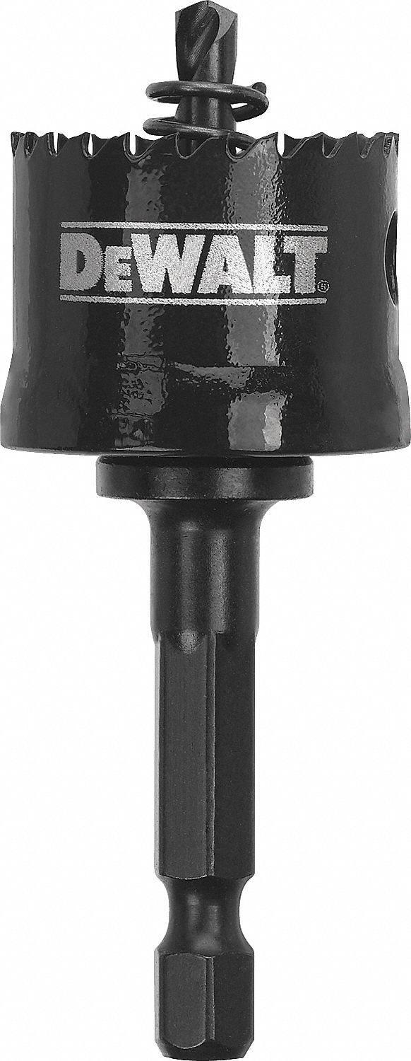 HOLE SAW, 1 IN SAW DIAMETER, 10, ½ IN MAX CUTTING DEPTH, BI-METAL