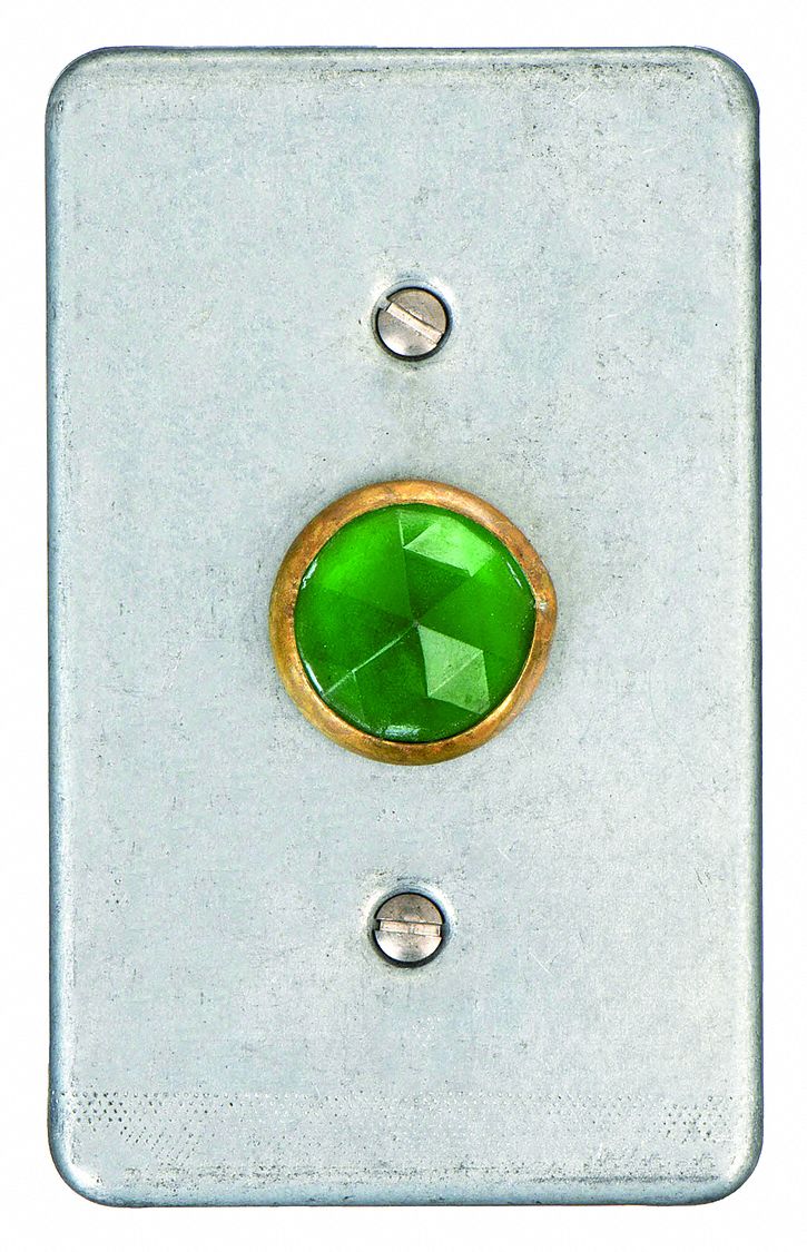 Weatherproof Cover: Steel, FD/FS, Pilot Lamps, 1 Gangs, 4 9/16 in Overall Ht