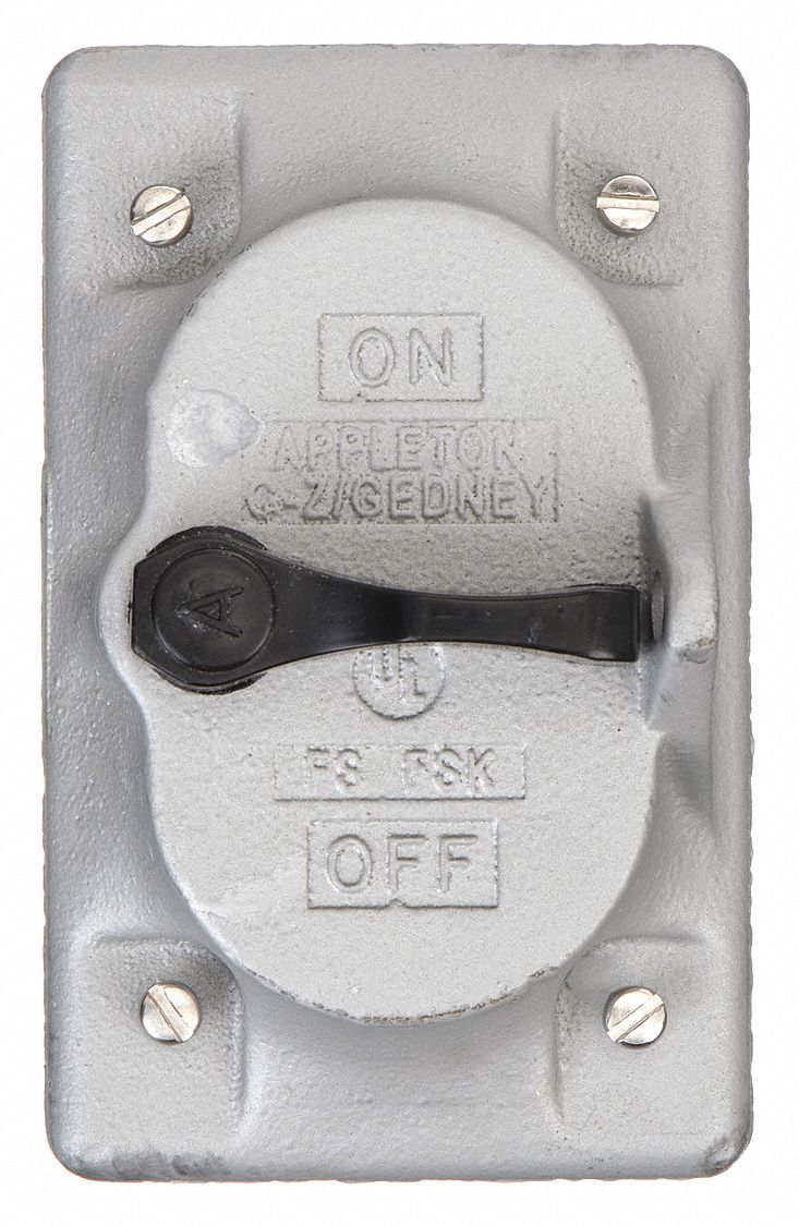 APPLETON ELECTRIC, Malleable Iron, FD/FS, Weatherproof Cover - 10H376 ...