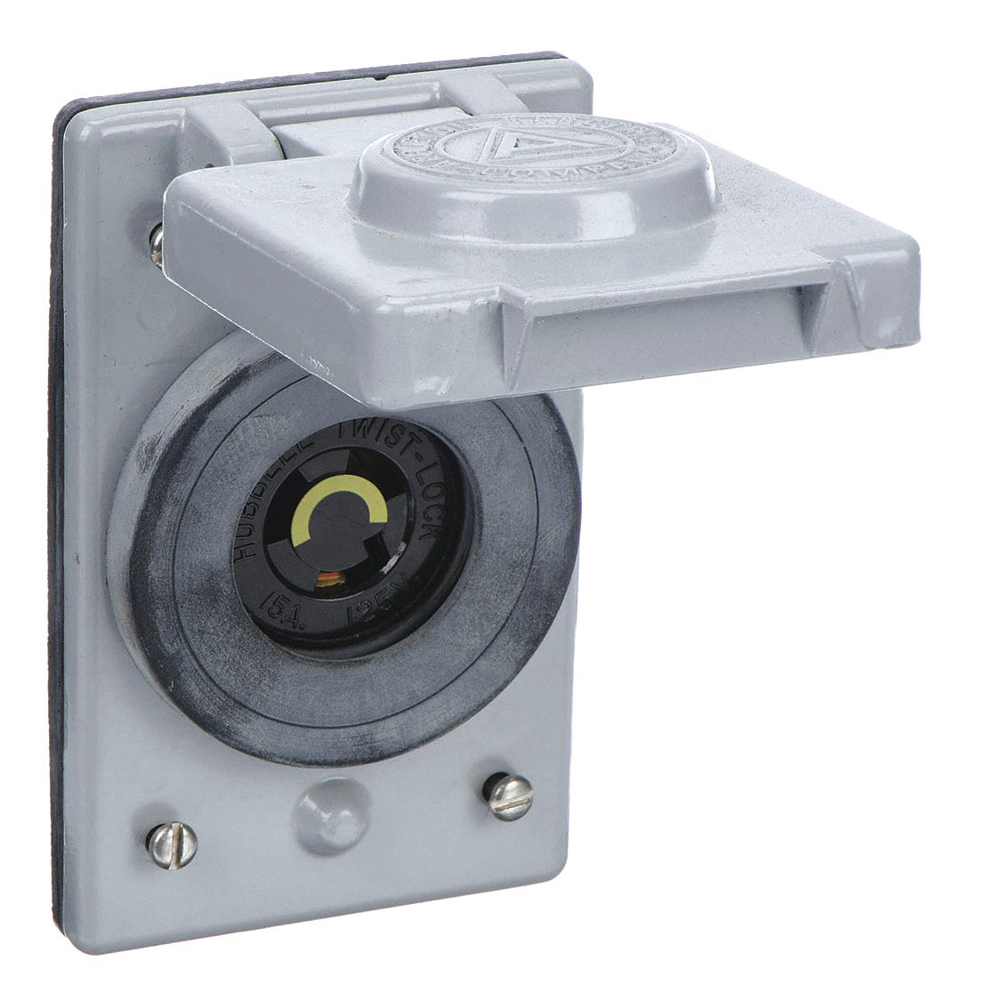 Weatherproof Cover Receptacle: