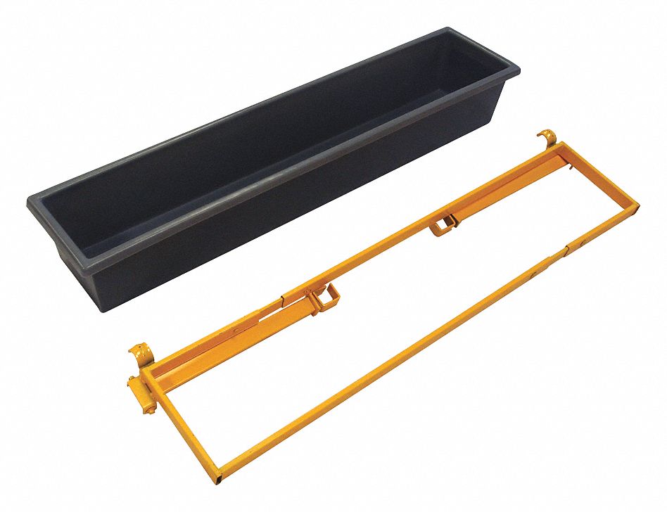 Tool Tray: 50 lb Load Capacity, 52 in Overall Lg, 9 in Overall Wd