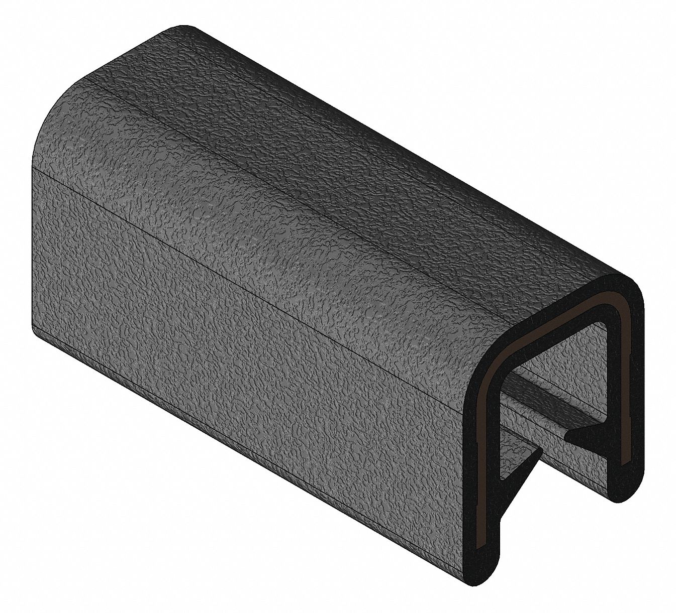 TRIM LOK INC Vinyl Edge Trim Dual Gripping Finger, Vinyl with Metal