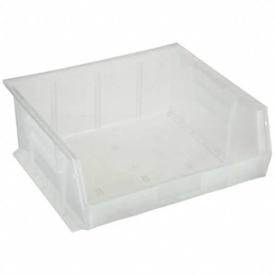 QUANTUM STORAGE SYSTEMS, 16 1/2 in x 14 3/4 in x 7 in, Clear, Hang and ...