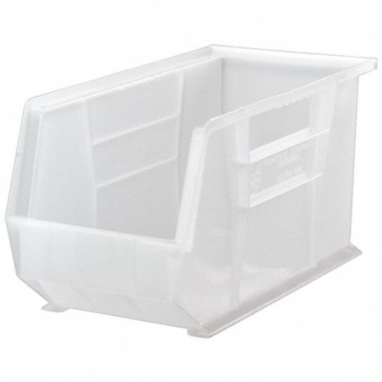 clear stack storage bins