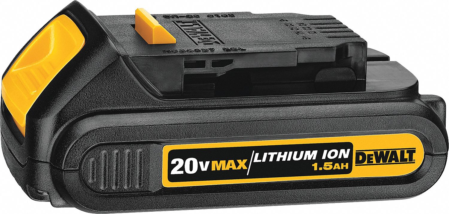 CORDLESS BATTERY, 20V DC, 1.5 AH, LI-ION, FOR DEWALT 20V CORDLESS TOOLS