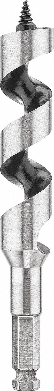 SHIP AUGER BIT, 1 IN, ALLOY STEEL, 17 IN LENGTH, 1 PC