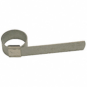 BAND-IT CENTRE PUNCH STRAPPING CLAMP, 5/8 X 2 3/4 IN INSIDE DIA, MIN DIA  3/4 IN, CARBON STEEL, PKG 50 - Band Clamps - BNICP11