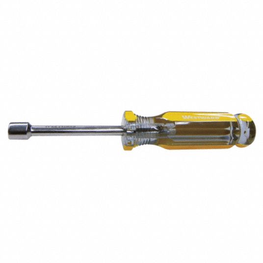 WESTWARD, Straight, Metric, Hollow Round Shank Nut Driver - 10J245 ...