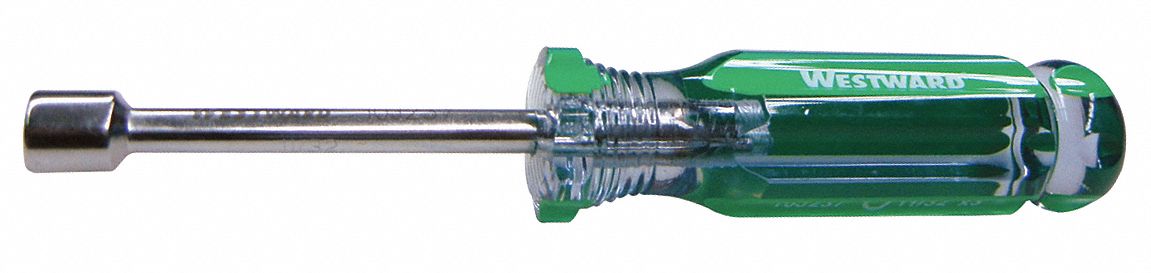 Hollow Round Shank Nut Driver: Straight, Metric, Without Magnetized Tip, Std, 9 mm Tip Size