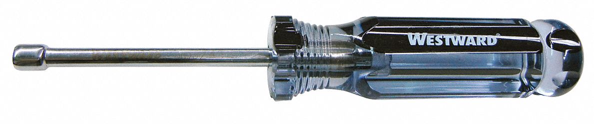 Hollow Round Shank Nut Driver: Straight, Metric, Without Magnetized Tip, Std, 5 mm Tip Size