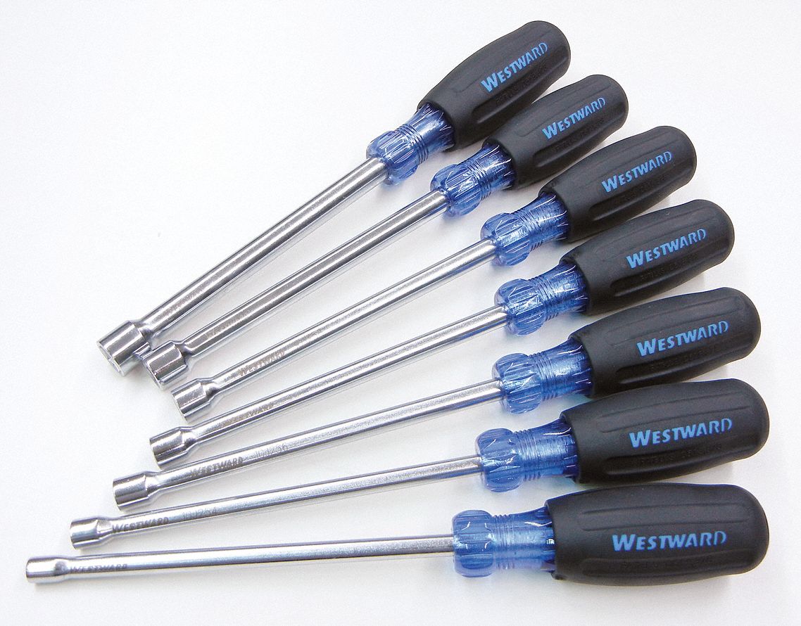 Nut Driver Set, Number of Pieces 7 Grainger