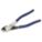 HIGH LEVERAGE DIAGONAL CUTTING PLIER, FLUSH, ANGLED, ⅞ IN JAW L, 1⅛ IN JAW W, 8 IN OVERALL L