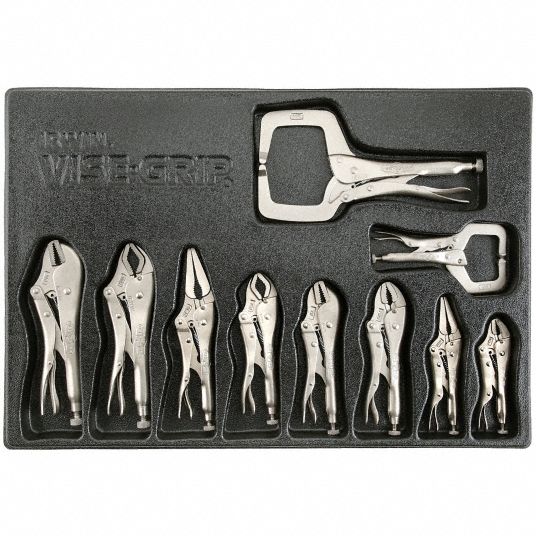 Vise Grip (Irwin) 1078TRAY 10-Piece Locking Pliers Set