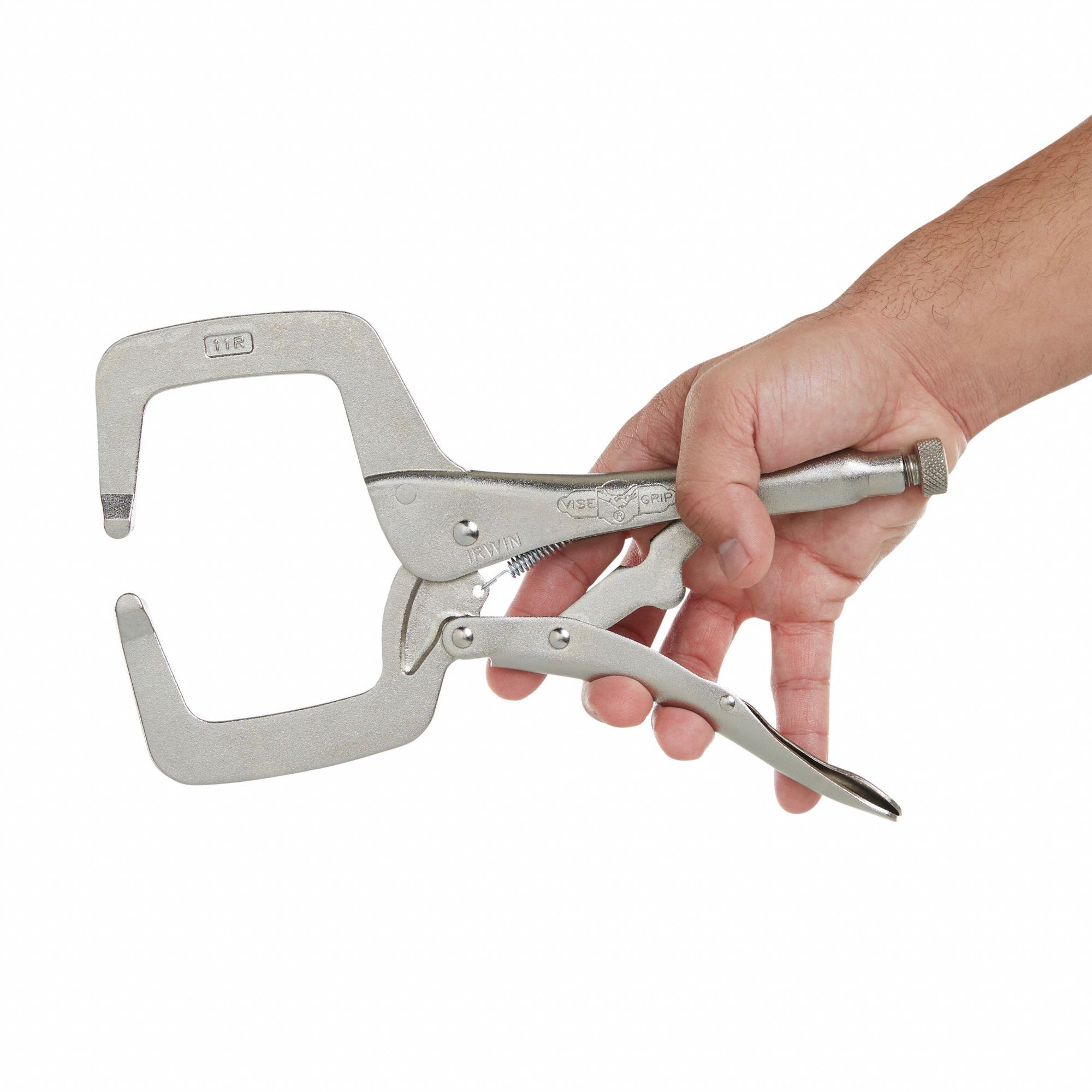 IRWIN VISEGRIP Locking Plier and CClamp Set Curved, 6 in_10 in_5 in