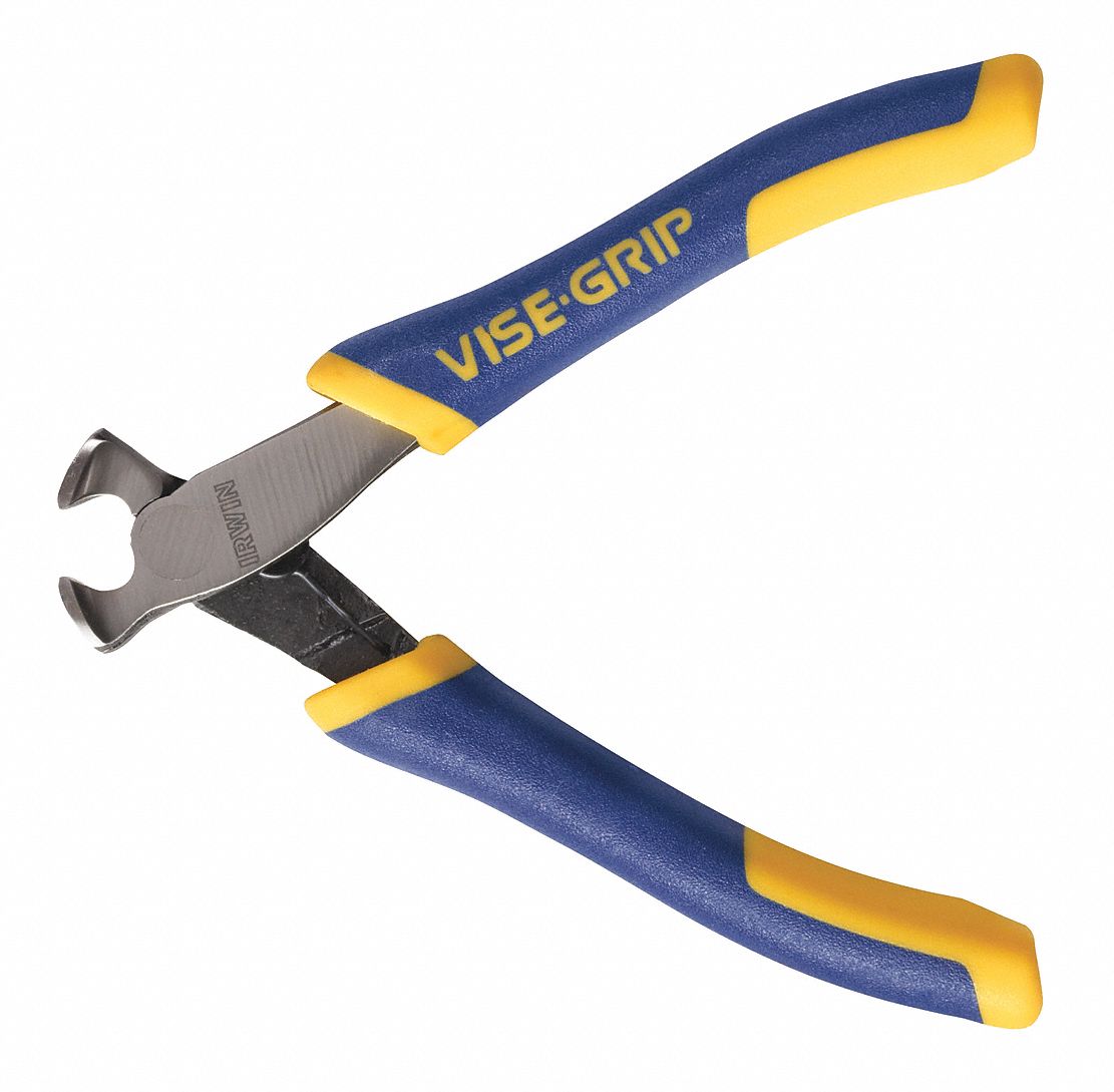 END CUTTING NIPPERS,4-1/4 IN