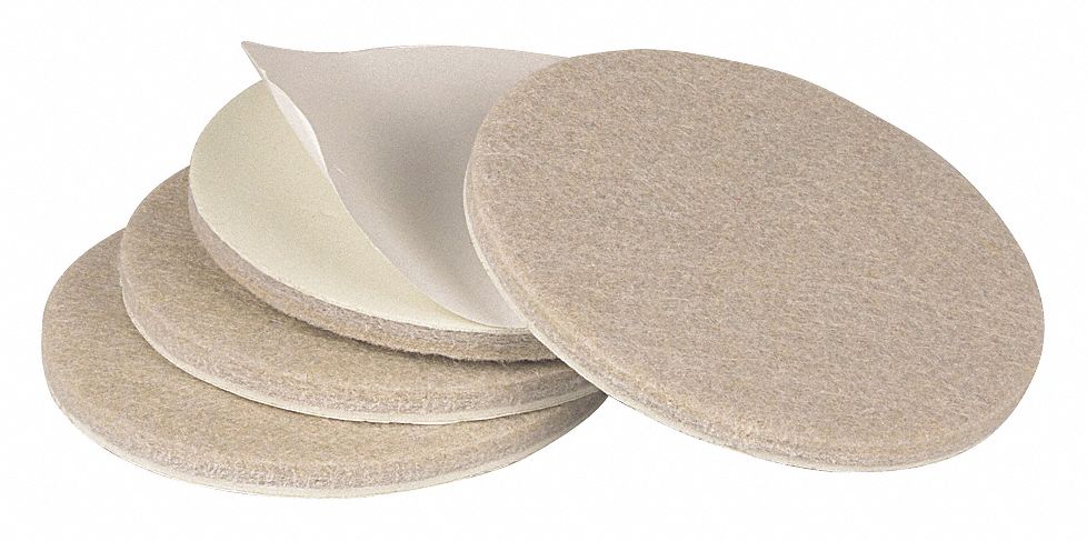 10J993 - Felt Pads Self-Stick Round 3 PK4