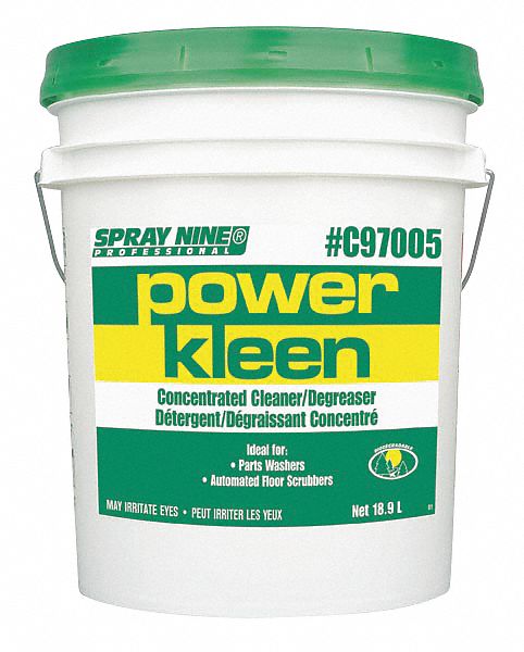 CLEANER/DEGREASER, FOR PARTS WASHERS/PRESSURE WASHERS, GREEN, 12 X 12 X 16 IN, 20 L, LIQUID