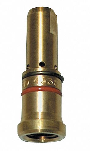 GAS DIFFUSER HEAD ASSEMBLY, BERNARD MIG GUNS, 200 TO 300 AMPS, 0.035 TO 0.052 IN, BRASS