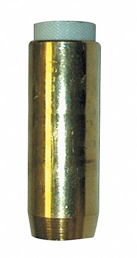 E-Z FEED GUN NOZZLE, FOR 7400 SERIES TIP, SZ 3/4 IN, AMP RANGE 200 TO 600 A, BRASS