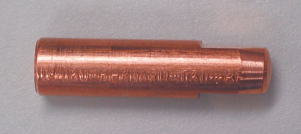 E-Z FEED GUN NOZZLE, FOR 7400 SERIES TIP, SZ 3/4 IN, AMP RANGE 200 TO 600 A, COPPER