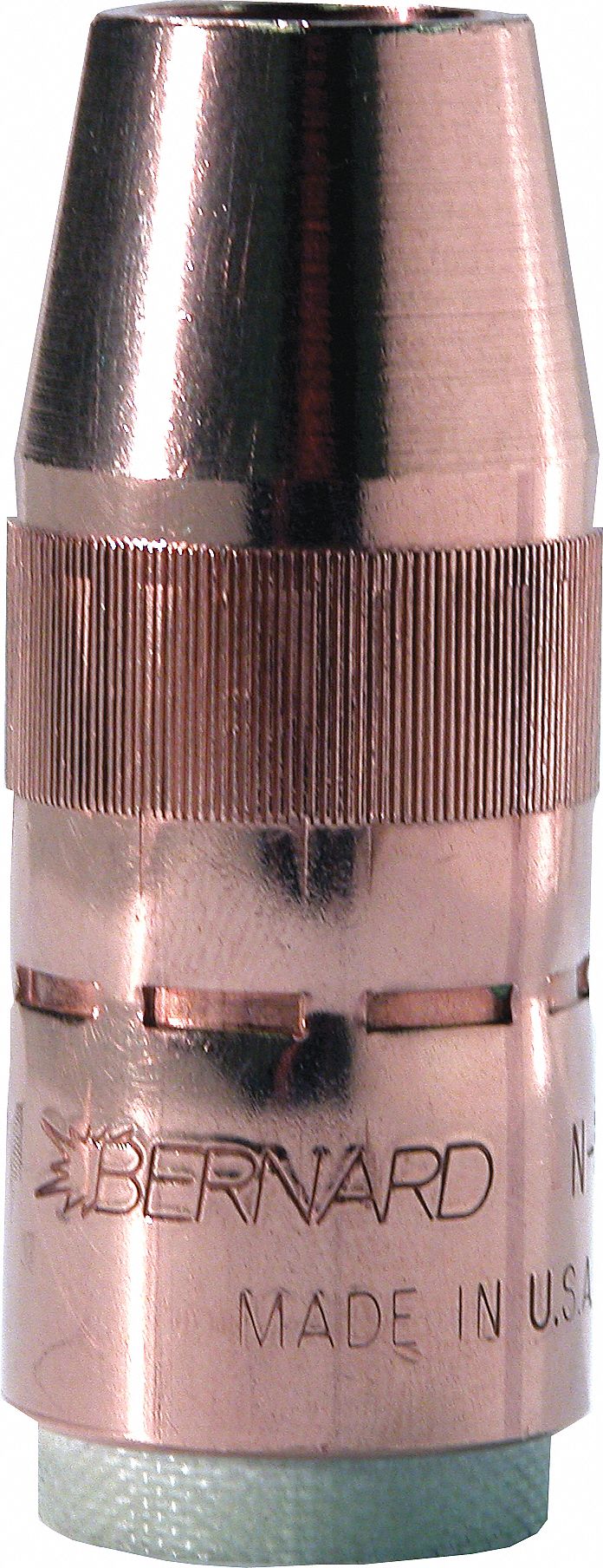 NOZZLE, LARGE CENTREFIRE, ¾ IN, STRAIGHT, ¼ IN RECESS, COPPER