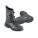 OVERSHOES, WOMENS, PLAIN TOE/LUG SOLE, WATERPROOF, BLK, 5 IN HEIGHT, LARGE, FITS SZ 11 TO 12, PVC