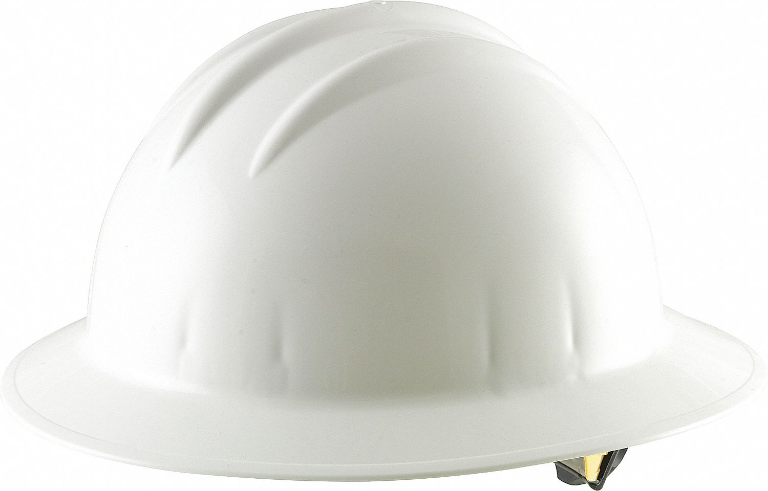 HARD HAT, CSA Z94.1-2015, TYPE 1, CLASS E/G, HDPE, 6-POINT RATCHET, FULL BRIM, WHITE