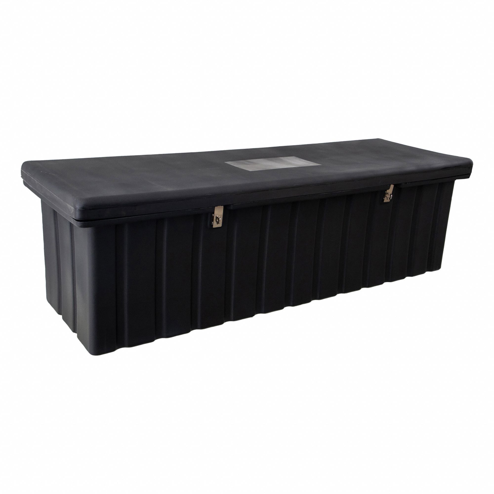 MULTI PURPOSE STORAGE CHEST, BLACK, 18.8 CU FT, 25 X 22 7/8 X 76 1/2 IN, POLYETHYLENE