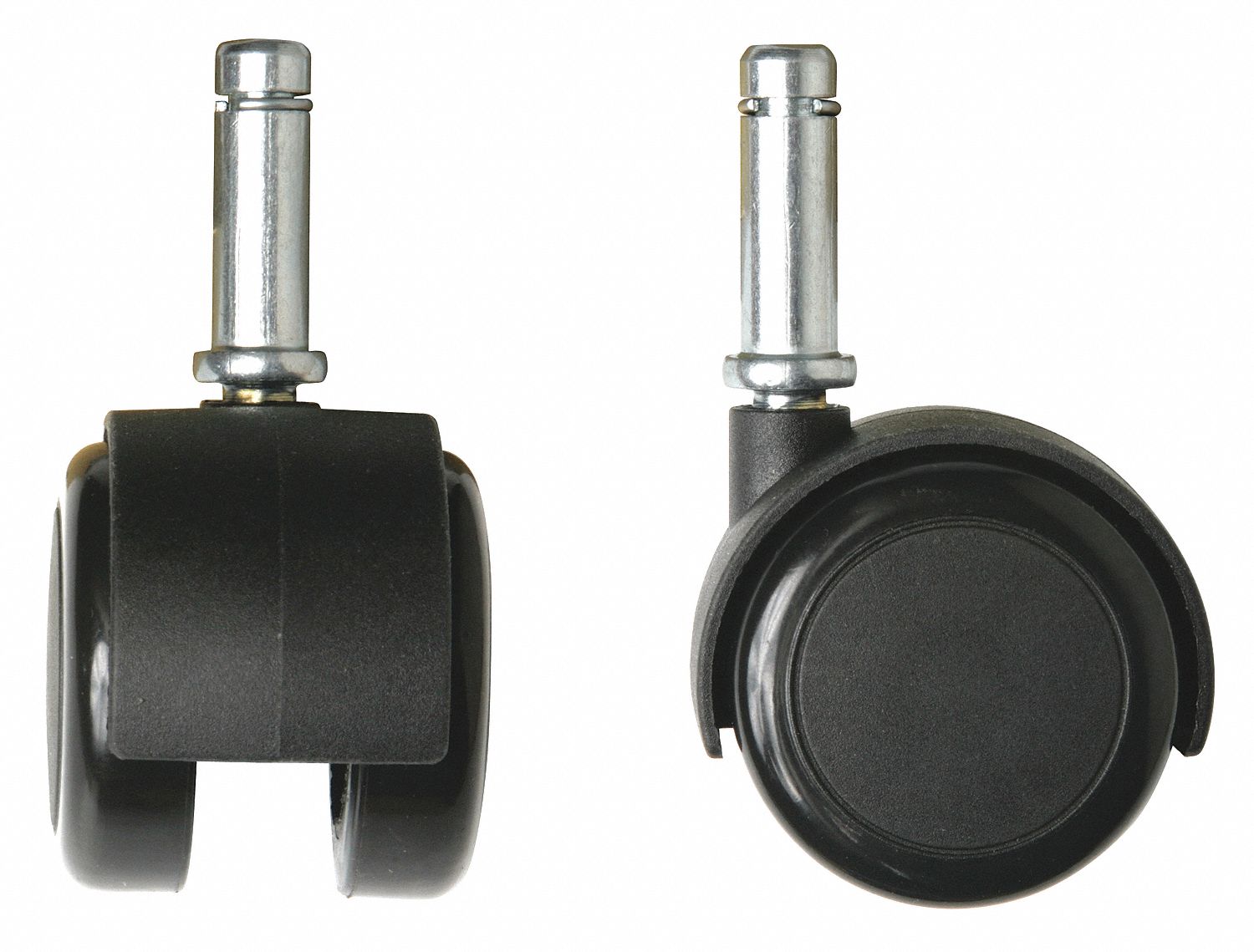 BEVCO FrictionRing Stem Caster Kit, 2 in Wheel Dia., 550 lb Load Rating, PK 5 1RL26CADS/5