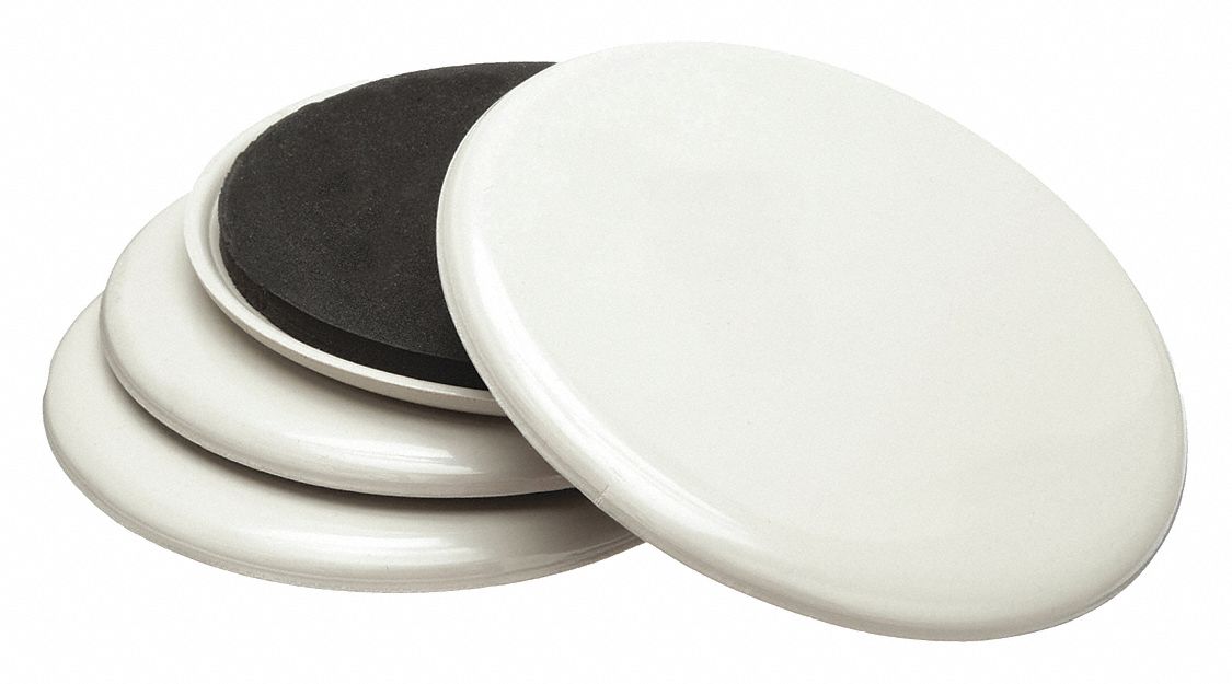 Plastic, Round, Furniture Glides 10K00210K002 Grainger