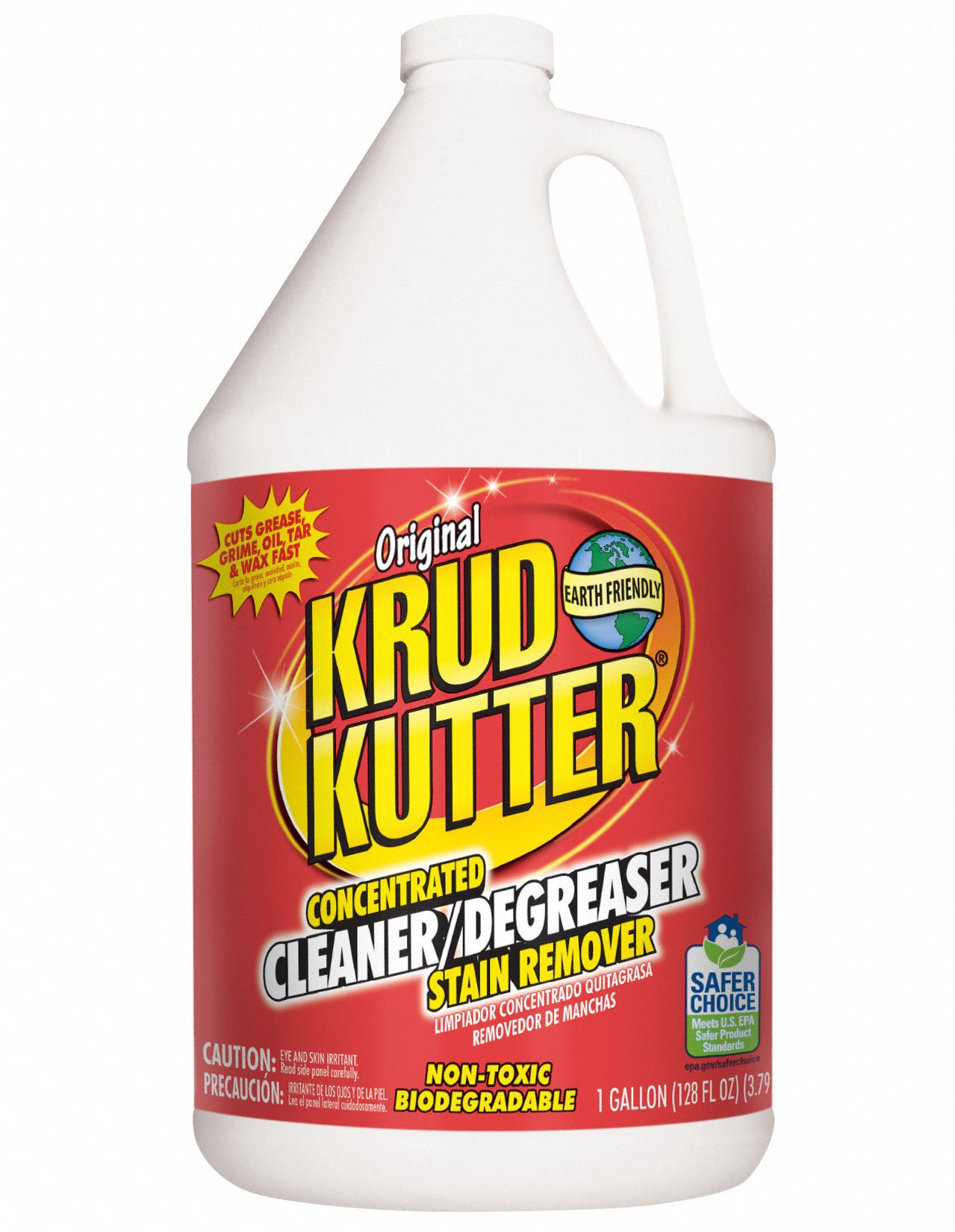 Cleaner/Degreaser: Water Based, Jug, 1 gal Container Size, Concentrated, A1