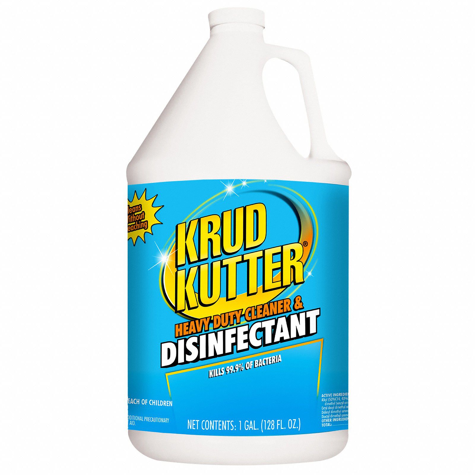 Heavy Duty Cleaner and Disinfectant: Jug, 1 gal Container Size, Ready to Use, Liquid