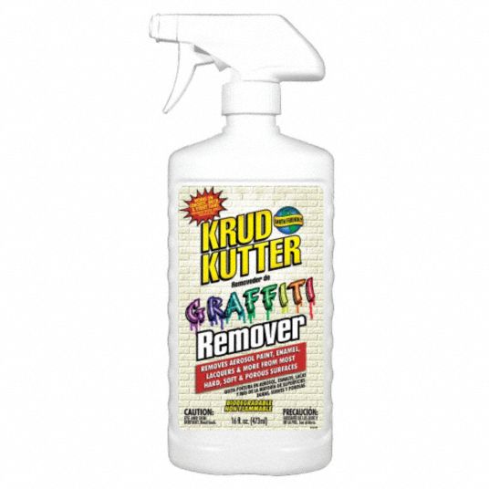 KRUD KUTTER, Trigger Spray Bottle, 16 oz, Graffiti Remover 10K016