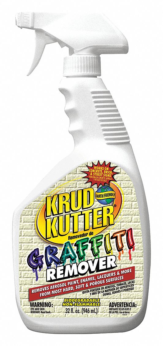 Graffiti Remover: Trigger Spray Bottle, 32 oz, Liquid