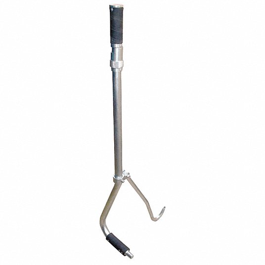 Manhole Cover Lid Lifter,  300 lb Capacity,  Steel,  42 in Overall Length,  8 1/2 in Overall Width