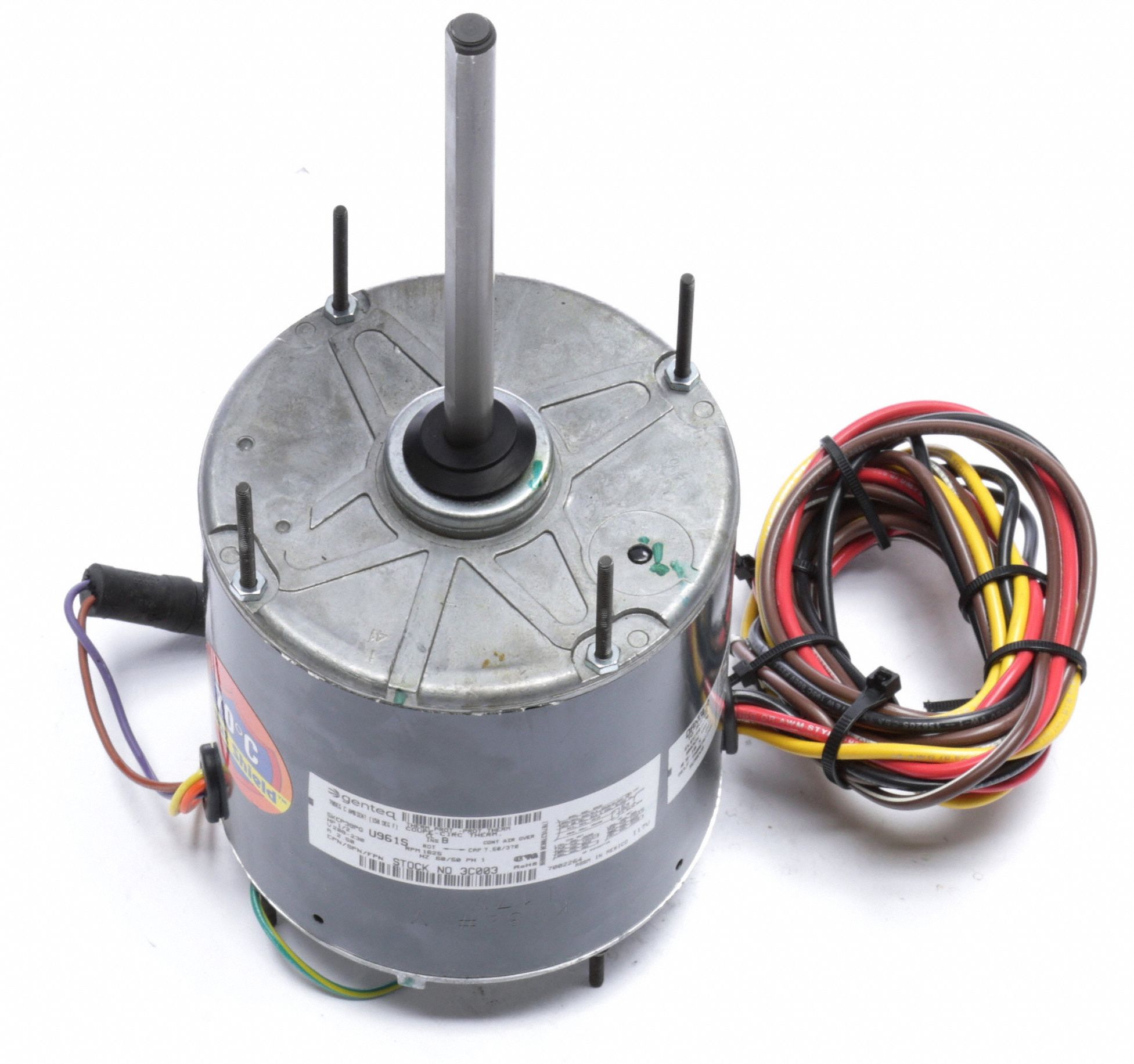 GENTEQ Condenser Fan Motor, 1/2 HP, Permanent Split Capacitor