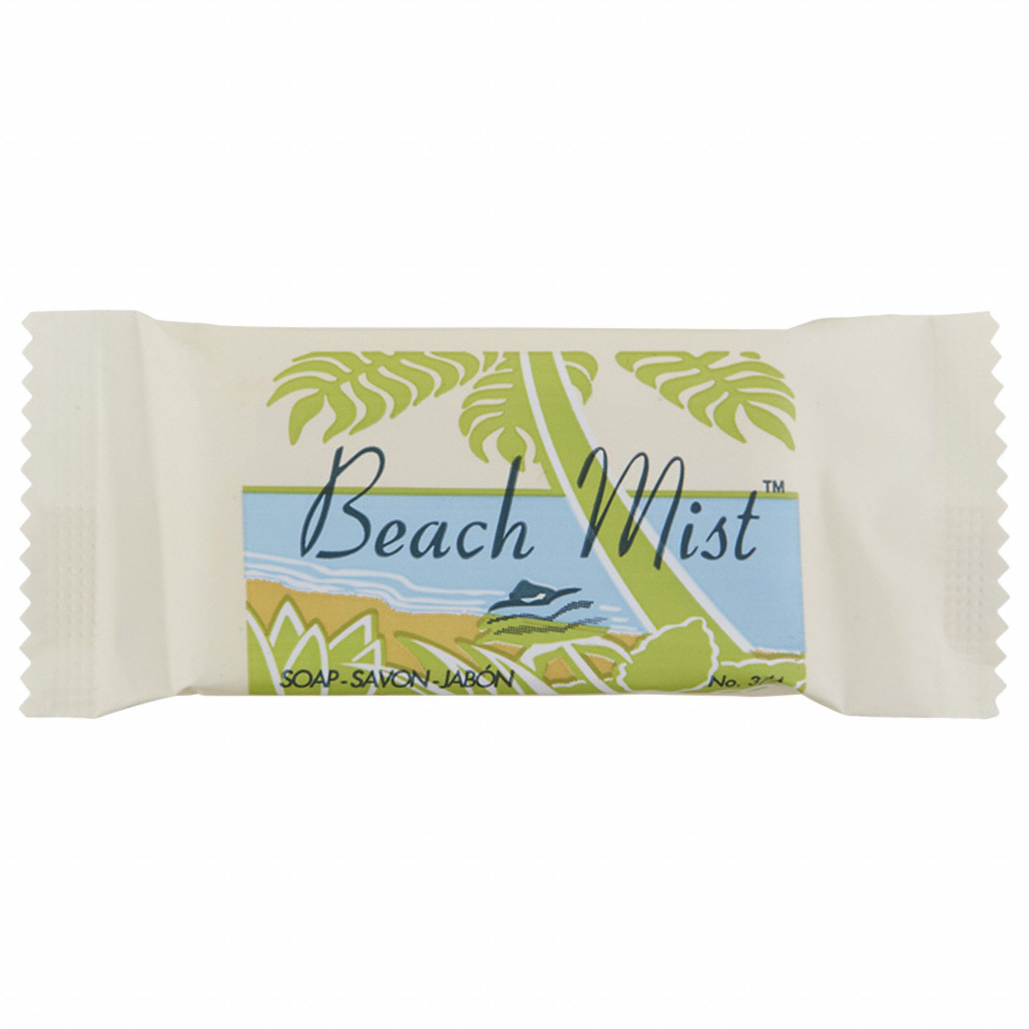 Body Soap: Beachmist, #3/4, Wrapped, Deodorizing, Fresh, Deodorant, 1,000 PK