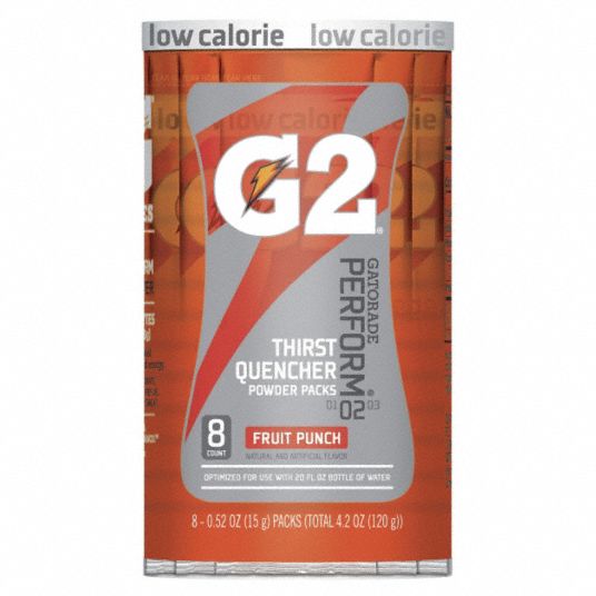GATORADE, Low Calorie, 20 oz Yield per Unit, Sports Drink Mix 10K364