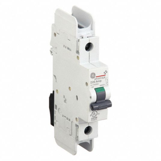 Ge, 20 A Amps, 50v Dc, Iec Miniature Circuit Breaker - 10k814 