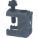 BEAM CLAMP, STEEL, ½ IN, #10-24 THREAD SIZE, 1 IN OVERALL L, 100 LB LOAD CAPACITY