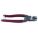 WIRE ROPE CUTTER, PLASTIC HANDLE, SHEAR, 8 IN OVERALL L