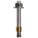 DRYWALL ANCHOR, W/#8 SCREWS, 63 LB SAFE LOAD, 3/8 TO 5/8 IN GRIP RANGE, 1 1/2 IN L, NYLON, PK 100