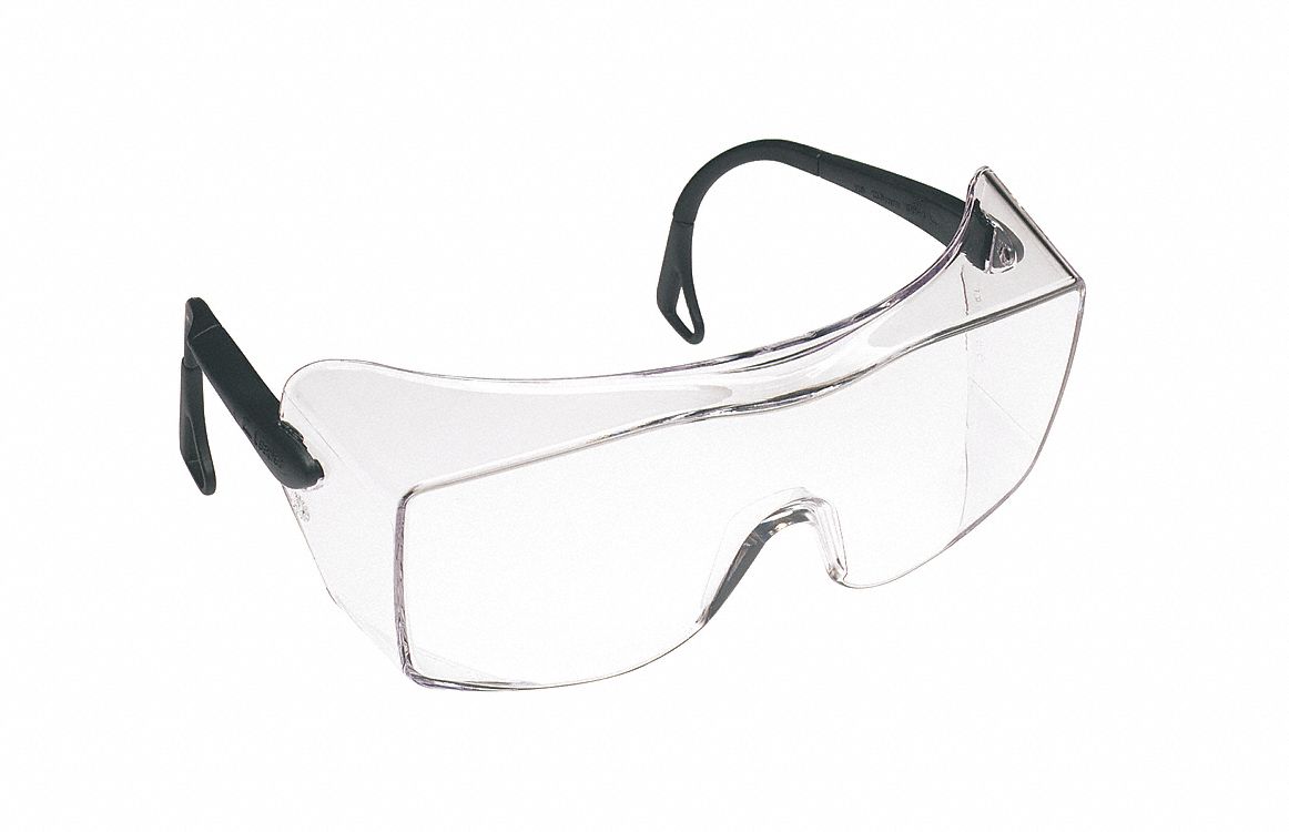 SAFETY GLASSES W SIDE SHIELD, ANTI-FOG, SCRATCH-RESISTANT, UV, POLYCARBONATE, PC