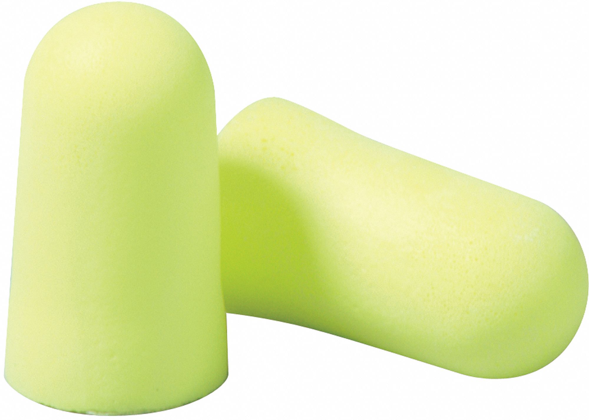 EARPLUGS, DISPOSABLE, YLW, PU, LARGE, TAPERED, 33DB, CORDLESS, ROLL-DOWN, CSA, 200PR